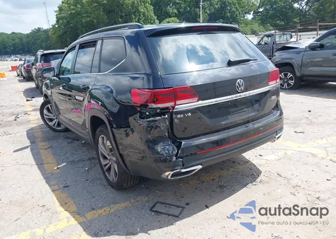 2021 Volkswagen Atlas 3.6L V6 Se W/Technology from USA, damaged, VIN 1V2WR2CA6MC606681